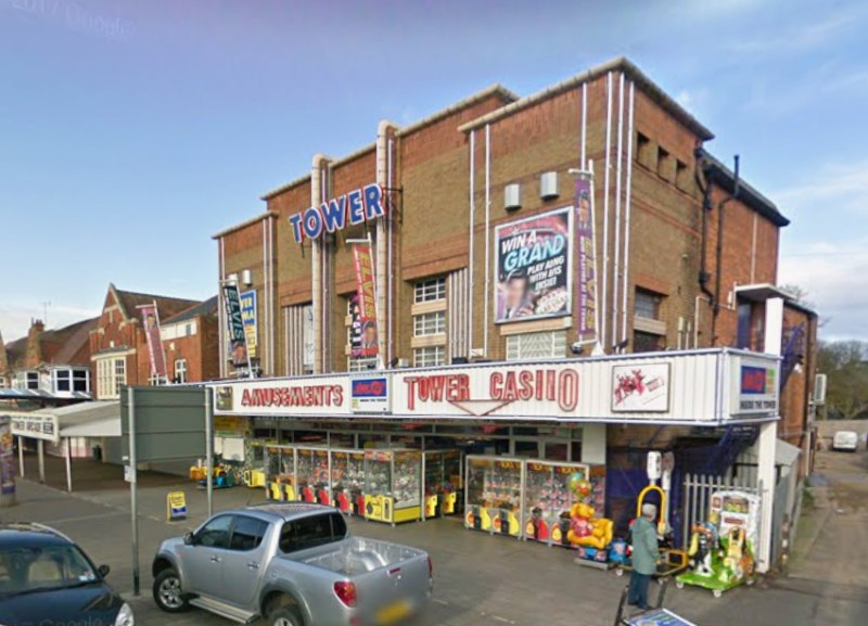 A Google StreetView Image showing the 1951 rebuilt Tower Theatre, Skegness in November 2008 - Click to Interact. A Google StreetView Image showing the 1951 rebuilt Tower Theatre, Skegness in November 2008 - Click to Interact.