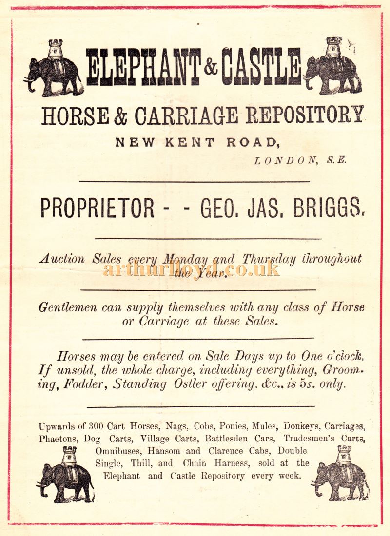 A Music Hall Programme for the South London Palace for the 23rd of March 1885.