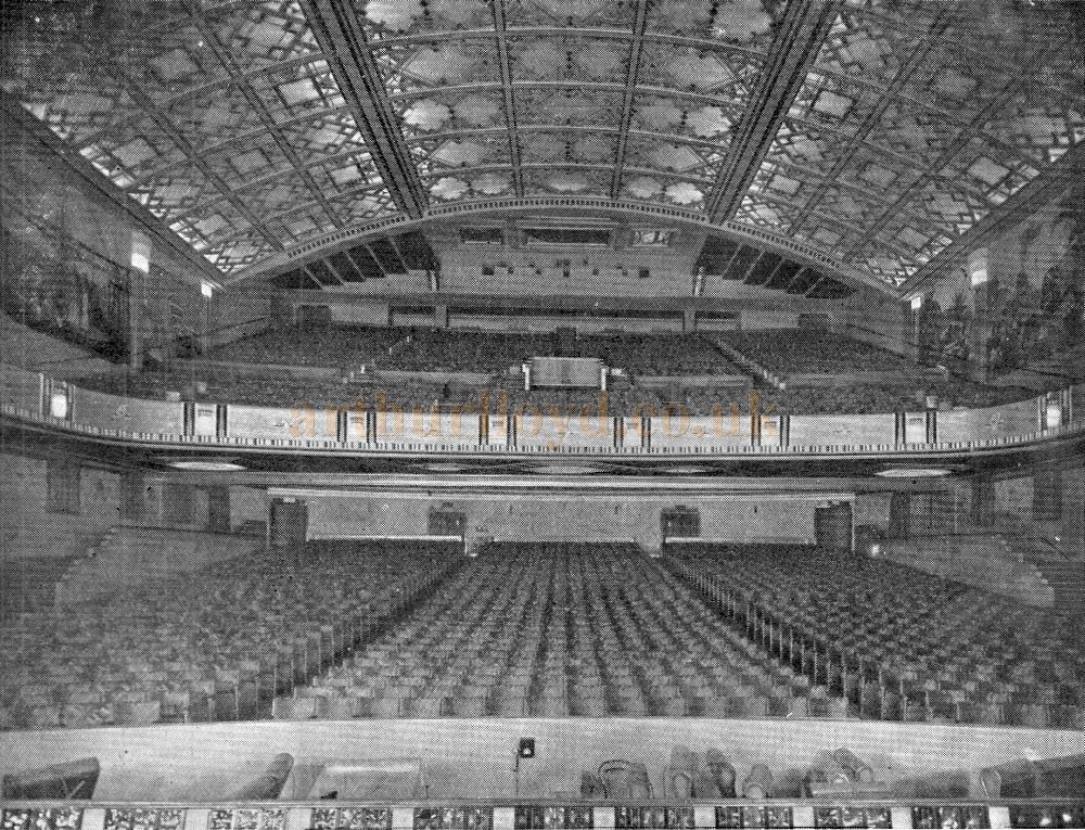 The Auditorium of the Streatham Astoria - From the Opening Programme for the Streatham Astoria - Courtesy Ron Knee Archive. 
