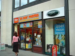 Site of Horatio Lloyd's Father's shop on 71 The Strand in. Photo M.L. 2003.