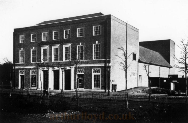 The Exterior of the Welwyn Garden City Theatre - From the Academy Architecture and Architectural Review of 1929.