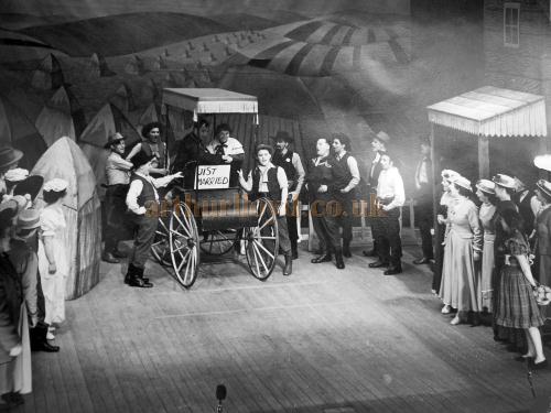 The Wigan and District Operatic Society's production of 'Oklahoma' which was produced at the Hippodrome in 1954 - Courtesy George Richmond.