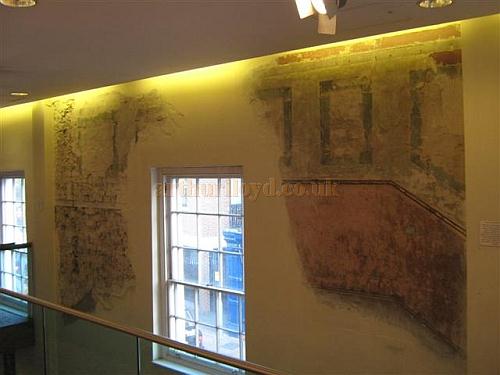 Part of the original decorations of the Theatre Royal, Winchester, still preserved in the Theatre today - Courtesy K.R.