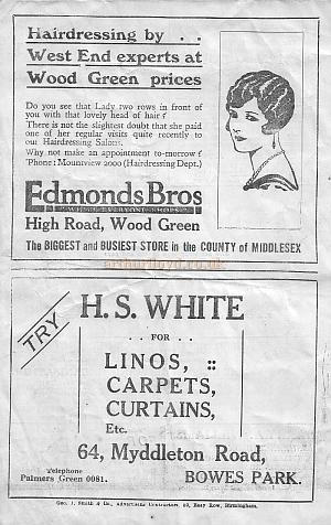 A Variety Programme for the Wood Green Empire