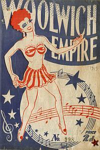 September 1949 Programme for the Woolwich Empire - Courtesy John Earl. 