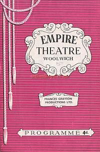 Programme for a Frances Grayson production at the Woolwich Empire in 1957 - Courtesy John Earl. 
