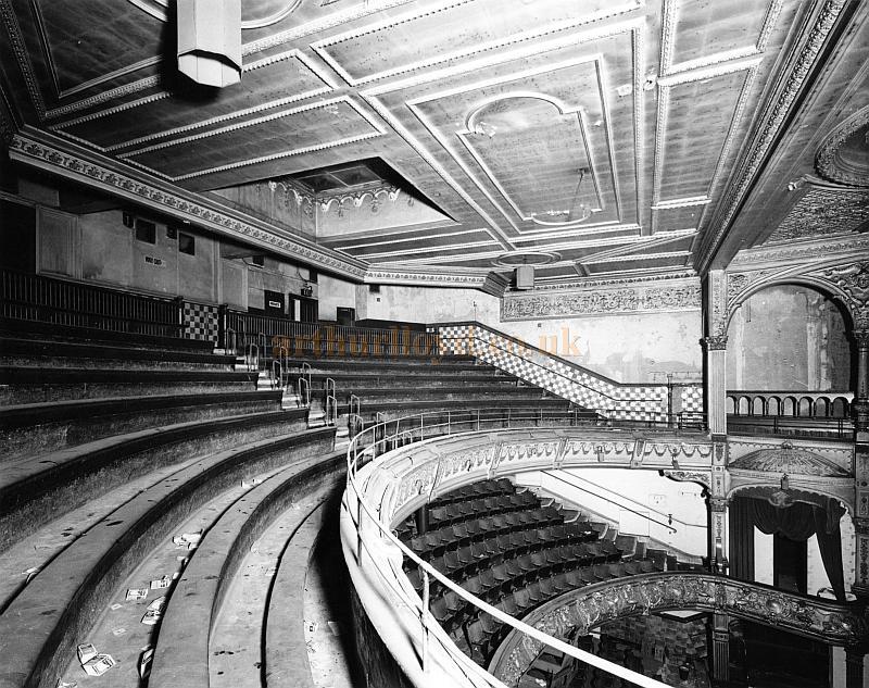 The Gallery of the Woolwich Empire in 1959 - Photo Courtesy John Earl. With the kind permission of the Greenwich Heritage Centre
