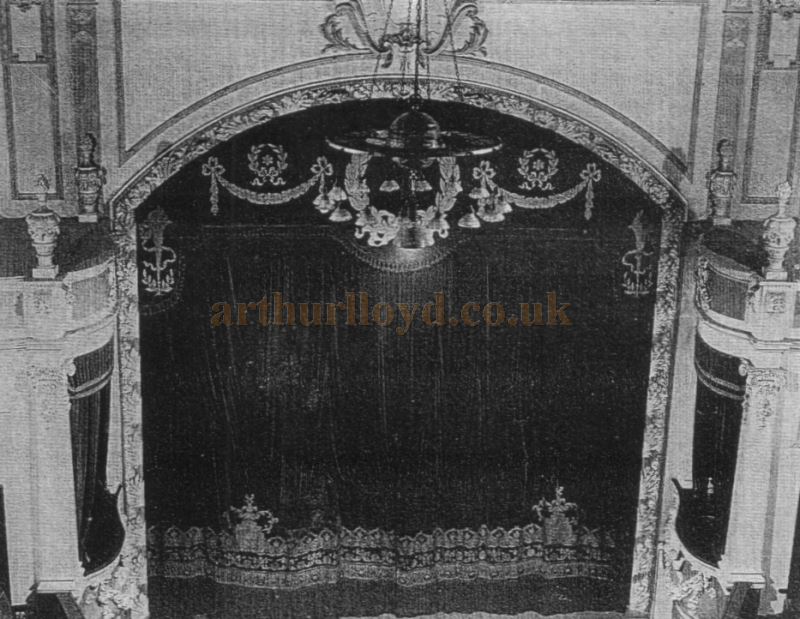 The Proscenium and Stage of the Theatre Royal, Worcester - Courtesy Roy Cross